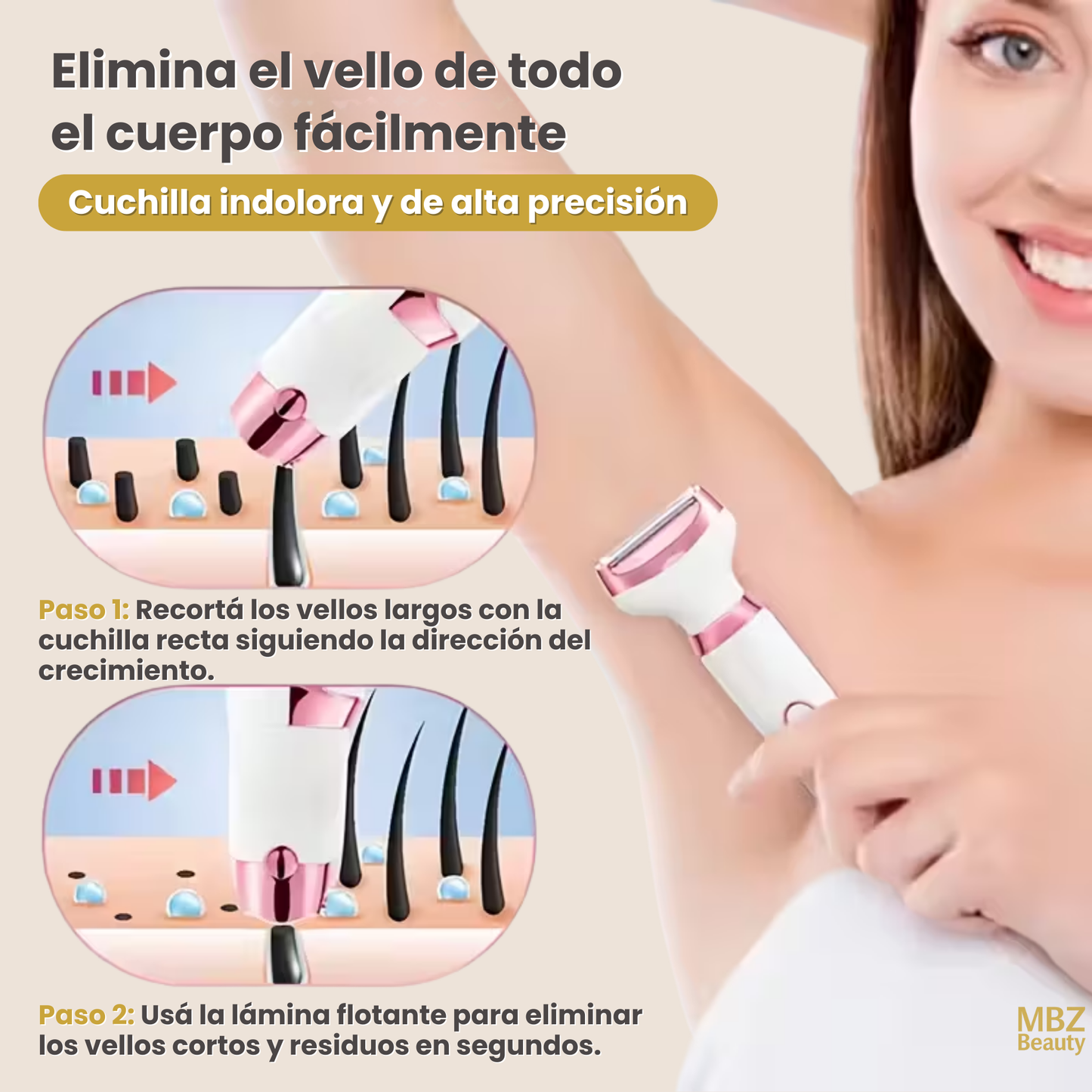 Cepillo Vapor Masajeador Capilar Crecimiento Cabello Terapia