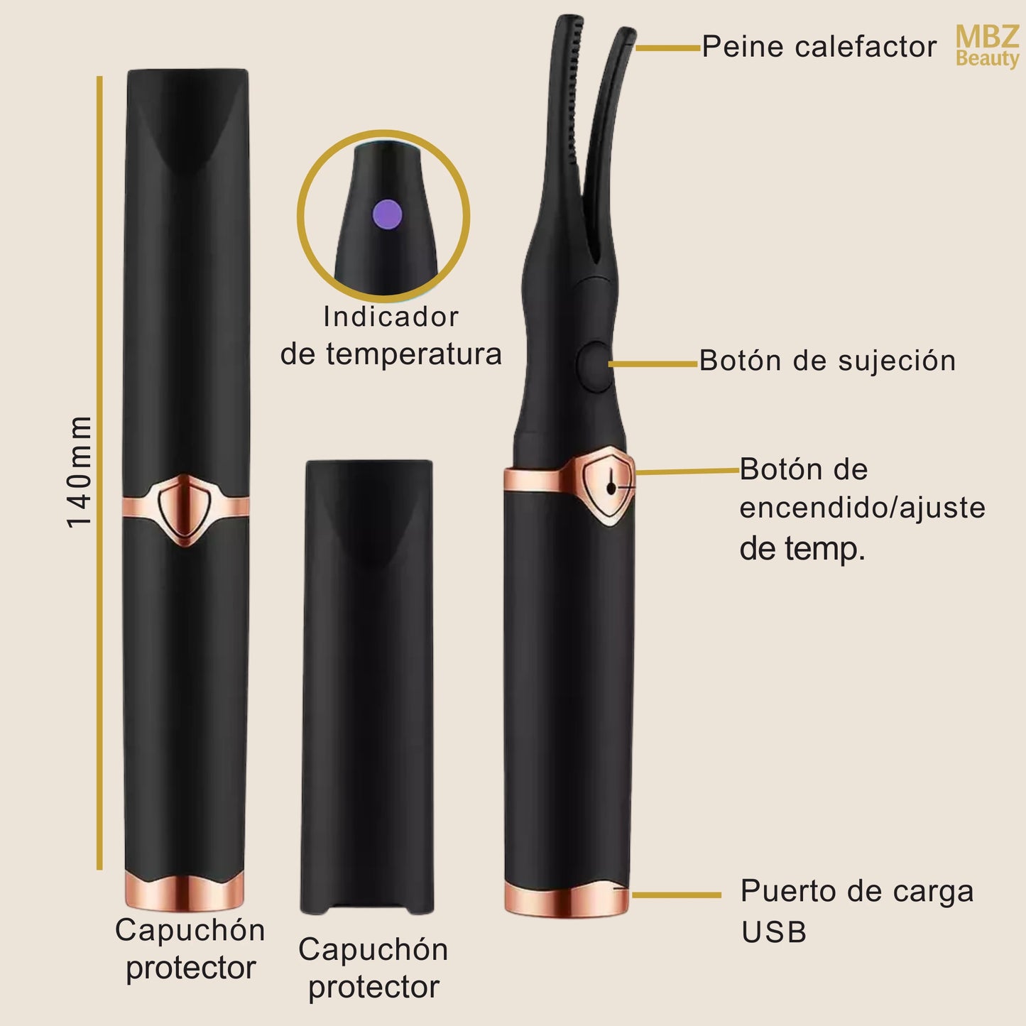 Rizador Eléctrico: Mirada impactante sin dolor